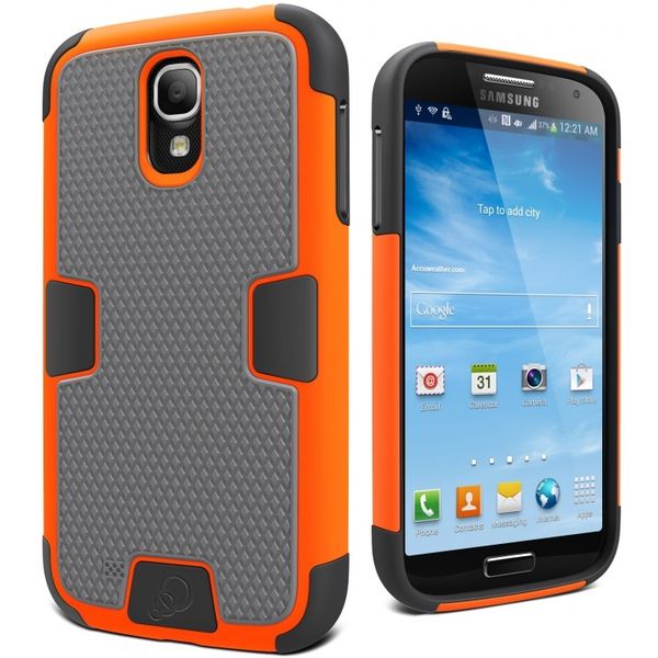 Cygnett WorkMate Silicone PC Case for Samsung S4 - Orange