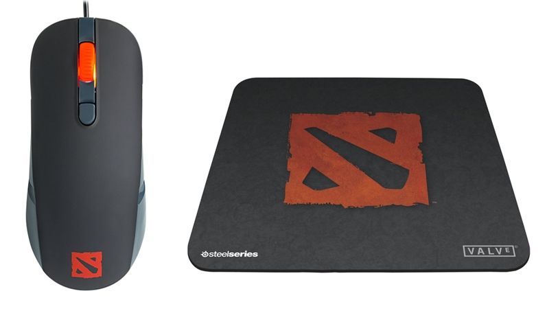 SteelSeries - Dota 2 Bundle - Kana Mouse + QcK Mini Mousepad (PC)