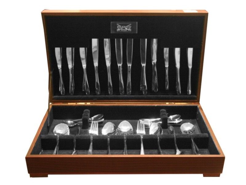 Wilkinson - Sword 18/10 Teardrop Set In Canteen - 88 Piece - 36 cm x 40 cm x 11 cm