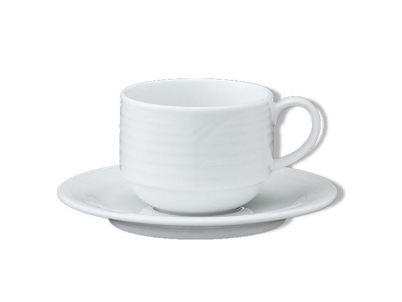 Noritake - Arctic White Stackable Cup and Saucer