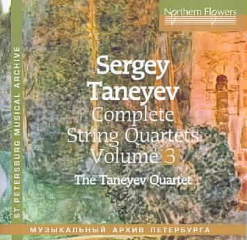 Taneyev:Complete String Qts Vol 3 - (Import CD)