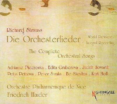 Strauss:Complete Orchestral Songs - (Import CD)