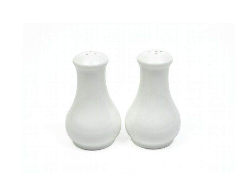 Maxwell &amp; Williams - White Basics Fluted Salt &amp; Pepper Set