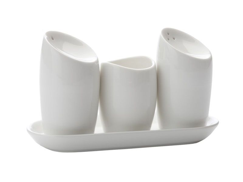 Maxwell &amp; Williams - White Basics Cosmo Salt and Pepper Set