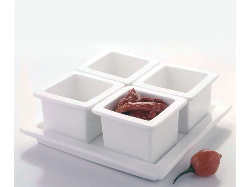 Maxwell &amp; Williams - White Basics 5 Piece Condiment Set