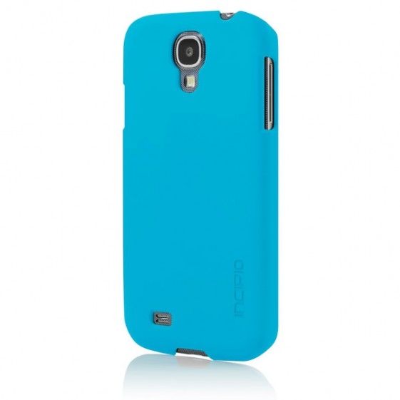 Incipio - Feather for Samsung Galaxy S4 - Cyan Blue with Screen Protector