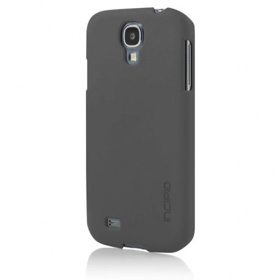 Incipio - Feather for Samsung Galaxy S4 - Charcoal Gray with Screen Protector