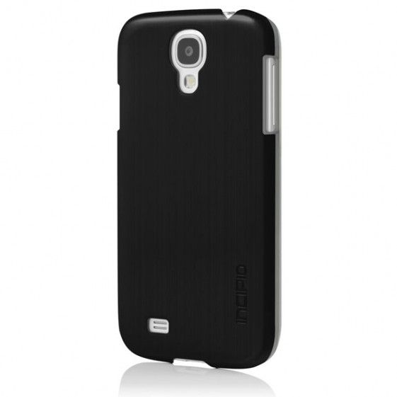 Incipio - Feather Shine for Samsung Galaxy S4 - Obsidian Black with Screen Protector