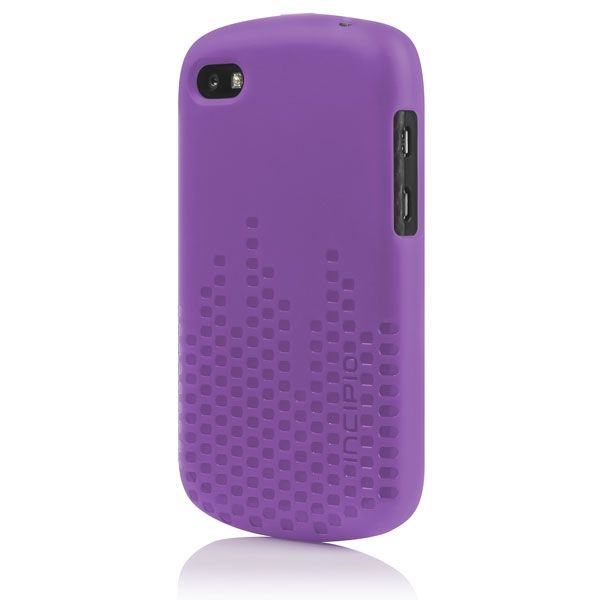 Incipio - Frequency for BlackBerry Q10 - Royal Purple with Screen Protector