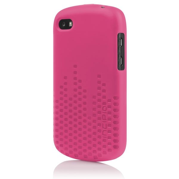 Incipio - Frequency for BlackBerry Q10 - Cherry Blossom Pink with Screen Protector