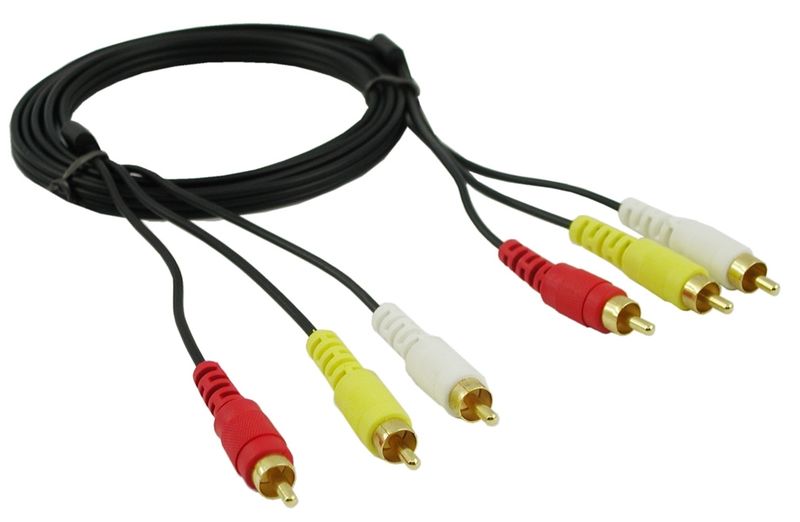 Ellies 3RCA-3RCA Patch Cord - 1.2M