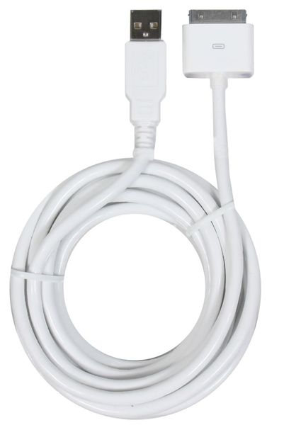 Ellies USB Sync &amp; Charger Cable for iPod/iPhone/iPad - 3m