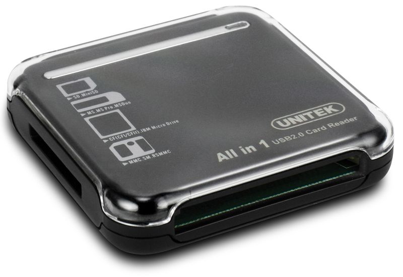 Unitek Y-904M - USB 2.0 All in One Multi Card Reader