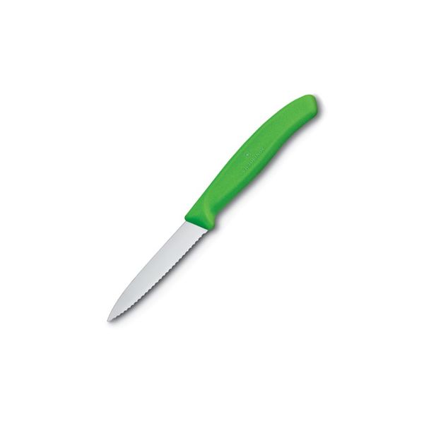 Victorinox - Paring Knife Serrated 8cm - Green