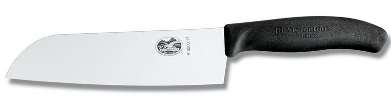 Victorinox - Santoku Knife Plain 17cm - Black