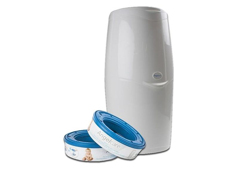 Angelcare - Disposable Nappy Bin Plus 2 Refill Cassettes