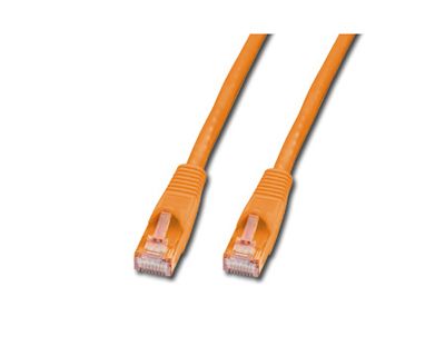 Premium Line 2m CAT6 Moulded Flylead - Orange