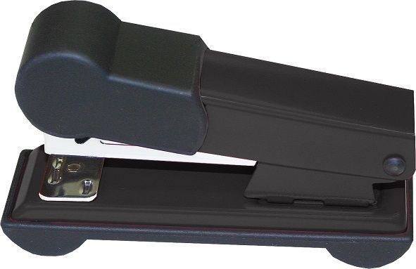 Bantex Metal Small Half Strip Home Stapler - Black
