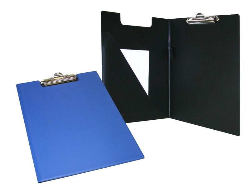 Bantex A4 PVC Folding Clipboard - Black