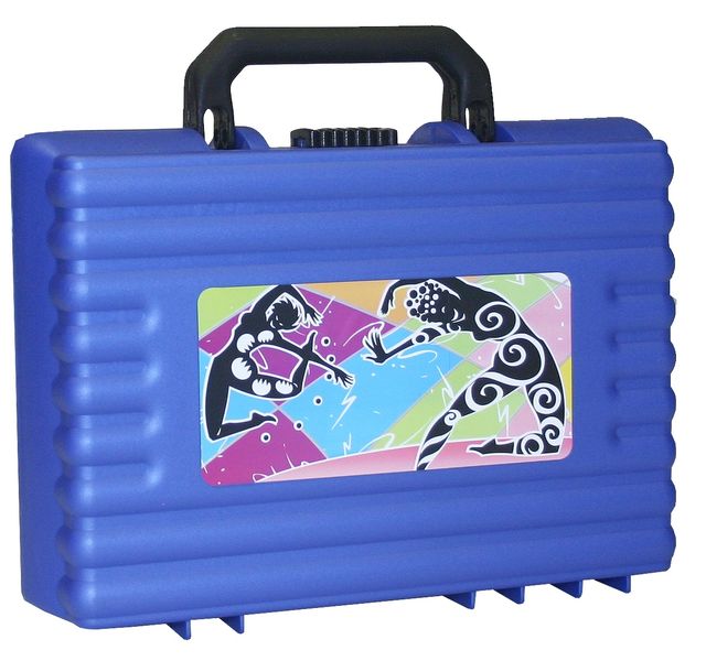 Bantex Casey no 1 Utility School Case - Black 34cm x 24cm - Depth 10cm