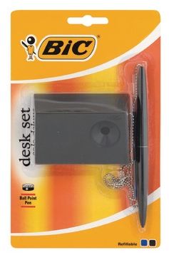 BIC Solo Desk Set - Blue &amp; Black Ink