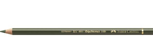 Faber-Castell Polychromos Pencil - 174 Chrome Green Opaque (Box of 6)