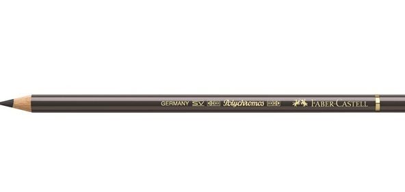 Faber-Castell Polychromos Pencil - 175 Dark Sepia (Box of 6)