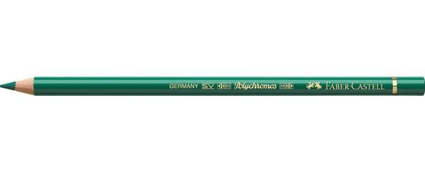 Faber-Castell Polychromos Pencil - 264 Dark Phthalo Green (Box of 6)