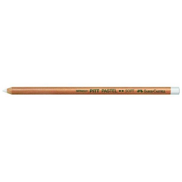 Faber-Castell Pitt Pastel Pencil - 101 White Soft (Box of 6)