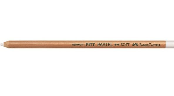 Faber-Castell Pitt Chalk Pencil Medium - White (Box of 6)