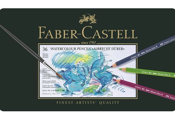 Faber-Castell Albrecht Durer Artist Watercolour Pencils -tin 36- Acid Free