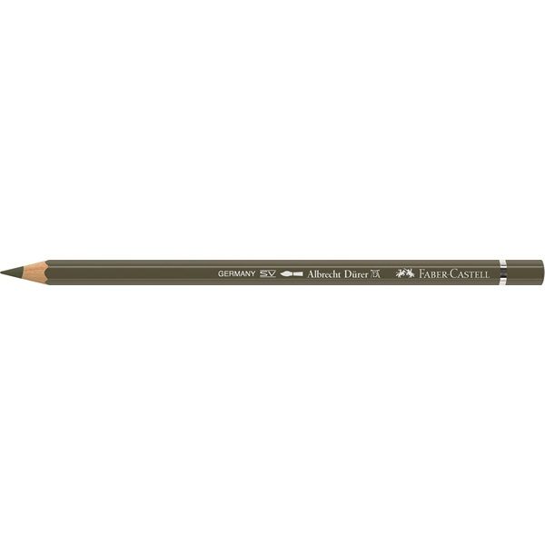 Faber-Castell Albrecht Duerer Colour Pencil - 173 Olive Green Yellowish (Box of 6)