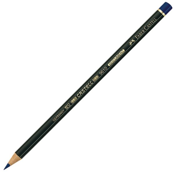 Faber-Castell 9610 Castell Document Pencil - Blue (Box of 12)
