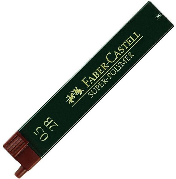 Faber-Castell Lead Superpolymer - 0,5 2B (12 Tubes per box)
