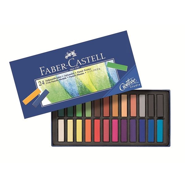 Faber-Castell Goldfaber Softpastel - Half Length (Set of 24)