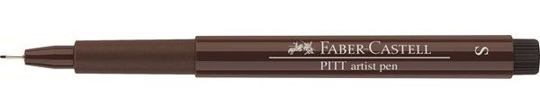 Faber-Castell PITT Artist Pen Superfine - Dark Sepia (Box of 10)