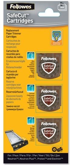 Fellowes SafeCut Assorted Blades 3 Pack