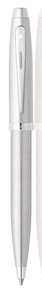 Sheaffer 100 9306-2 Brushed Chrome with Nickel Trim Ballpoint Pen