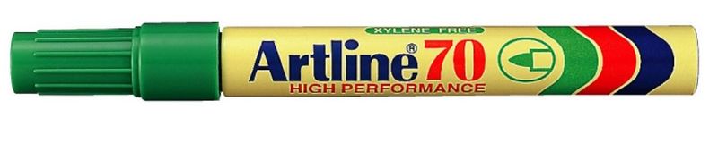 Artline EK70 Permanent Marker Bullet - Red (Box of 12)