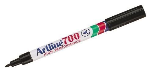 Artline EK700 Fine Permanent Marker - Red (Box of 12)