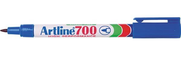 Artline EK700 Fine Permanent Marker - Red (Box of 12)