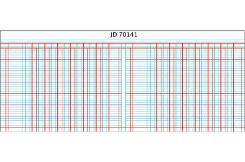 Croxley Oblong 14 Cash Columns on 1 Page Analysis Book - JD70141