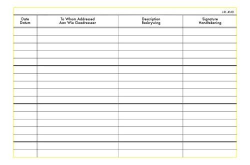 Croxley JD4160 96 Page Delivery Book (Pack of 10)