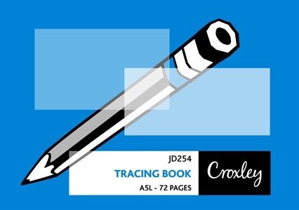 Croxley JD254 Tracing Book A5L 72 Pages (Pack of 10)