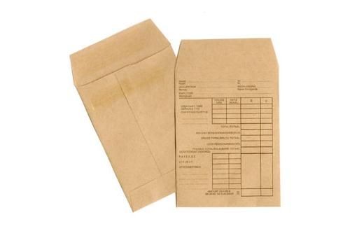 Croxley No.59 PTD With Wage Details Kraft Wage Pockets With Seal Easi