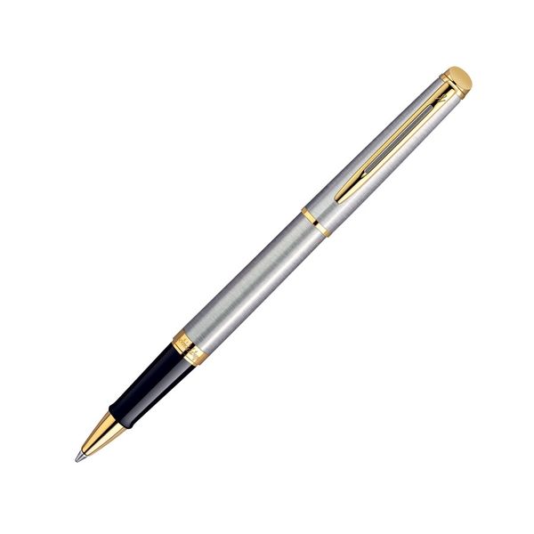 Waterman Hemisphere Rollerball Pen - Stainless Steel Gold Trim