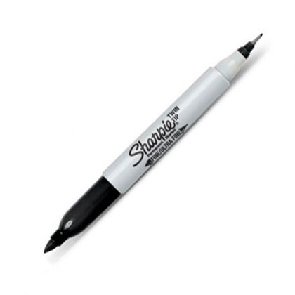 Sharpie Twin Tip Permanent Marker - Black