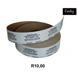 Croxley Admis R10.00 Ticket Roll (Box of 1000)