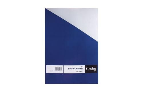 Croxley Plastic A4 Binding Covers - Clear 200micron (100 Pack)