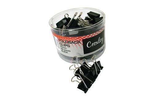 Croxley Foldback Clips - 41mm (Tub of 24)